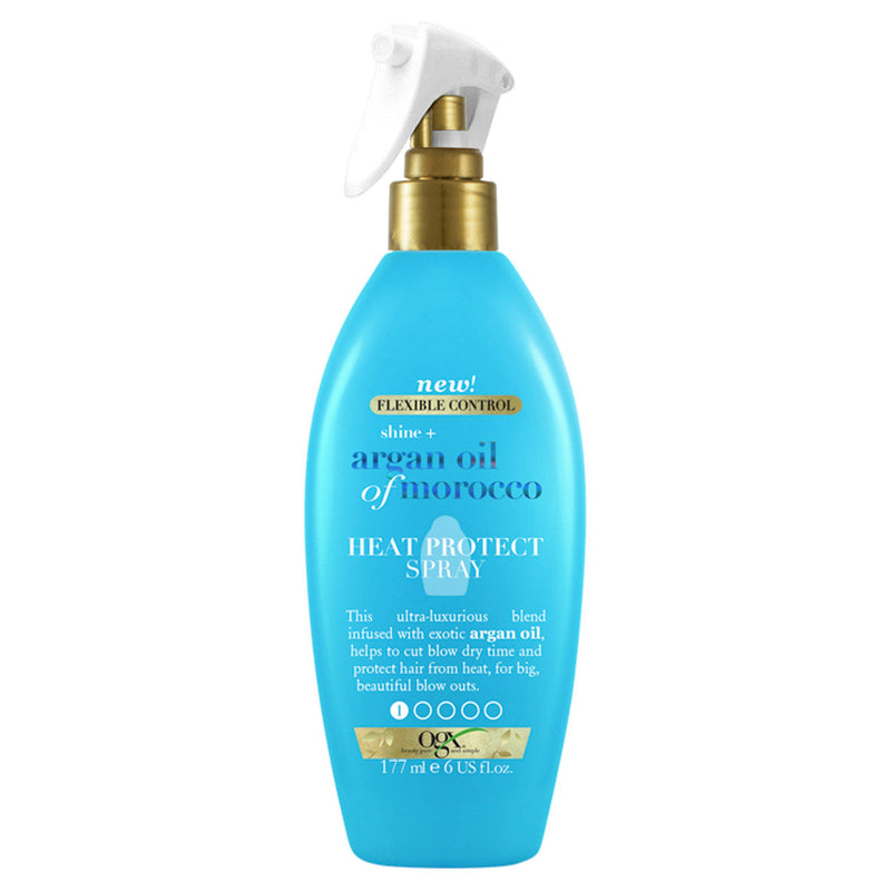 OGX argan oil heat protect spray 177ml, UK version