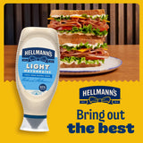 Hellmann's Light Mayonnaise 580ml, imported from the UK