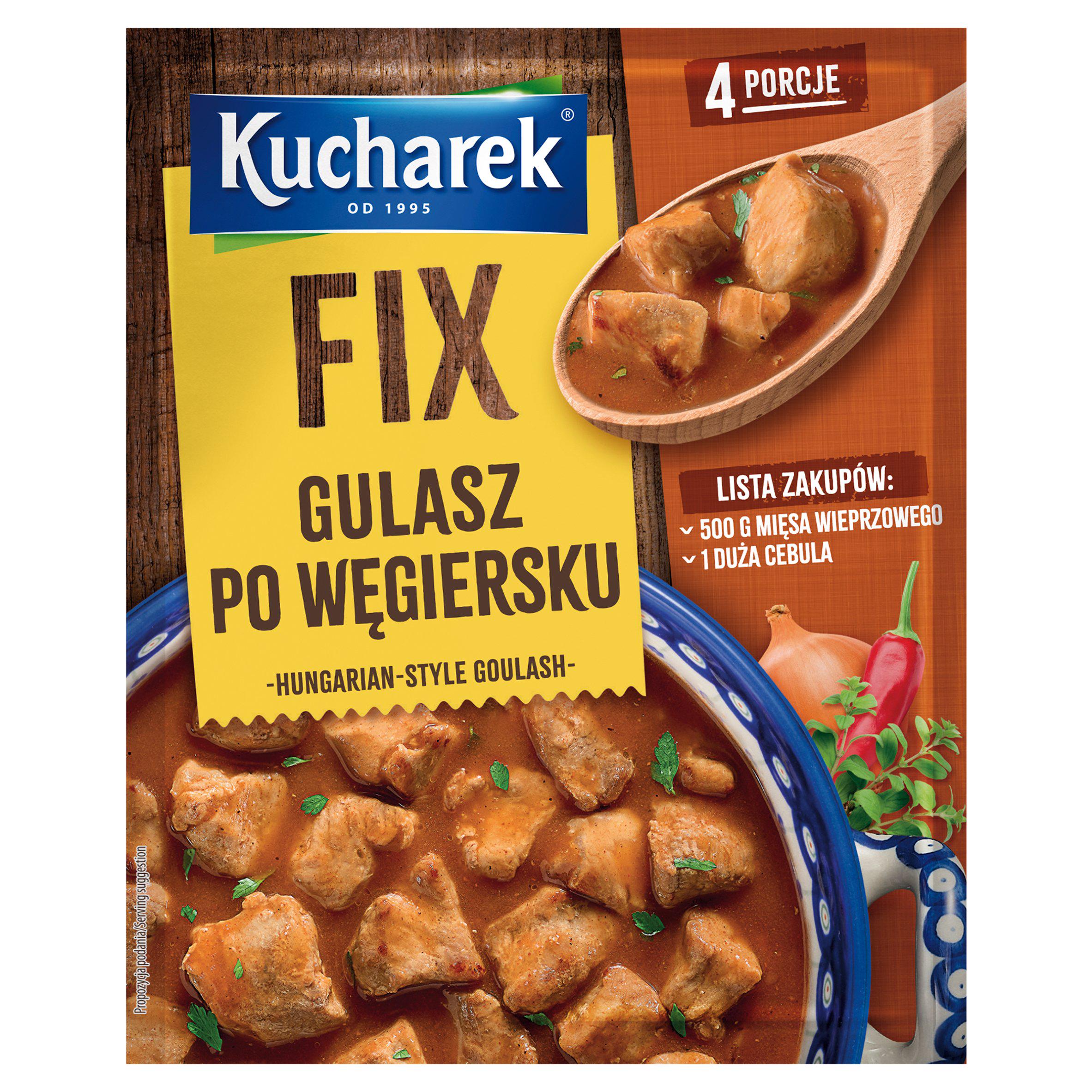 Kucharek Hungarian Style Goulash Recipe Mix 46g, UK version