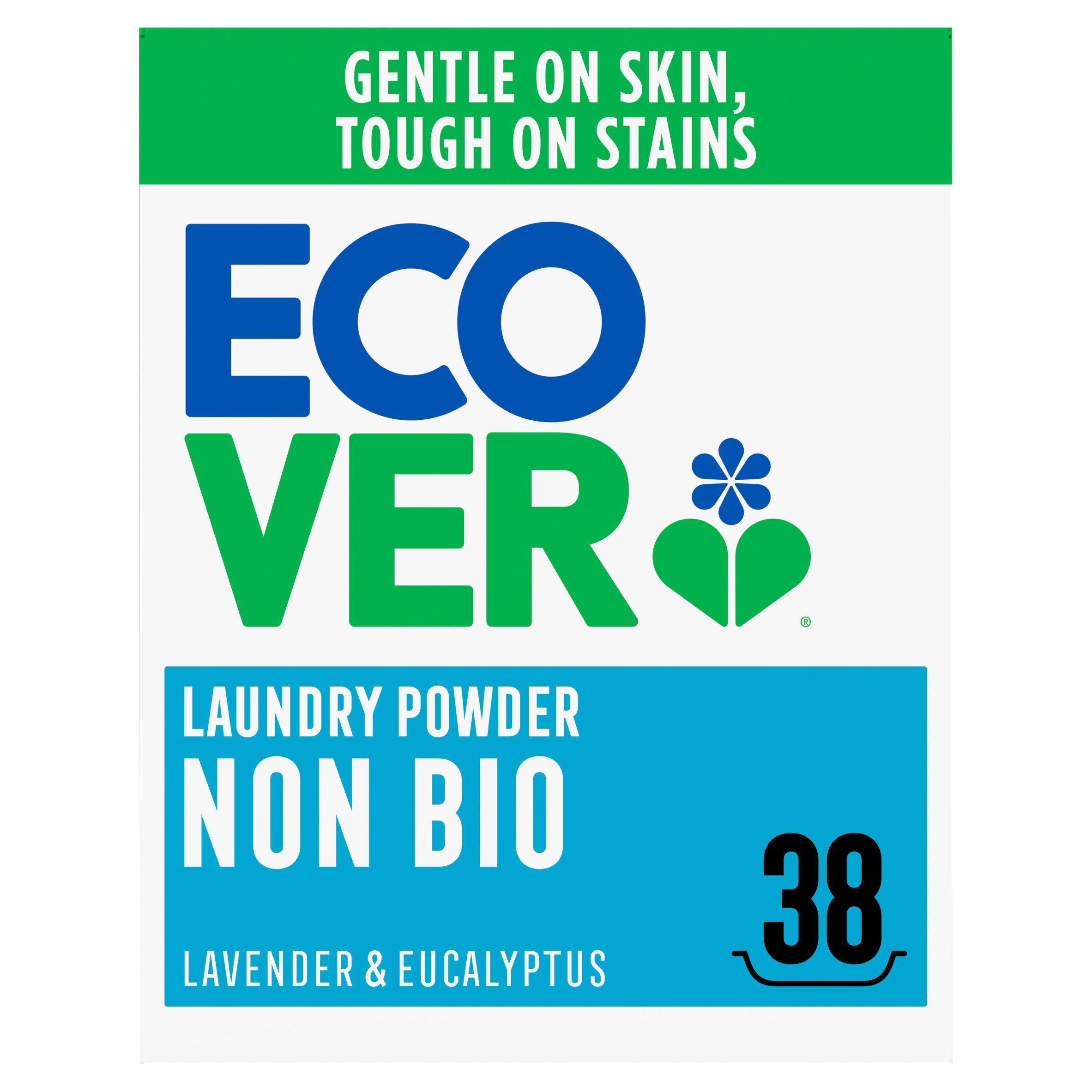 Ecover non bio laundry powder lavender and eucalyptus 1.9kg - British product