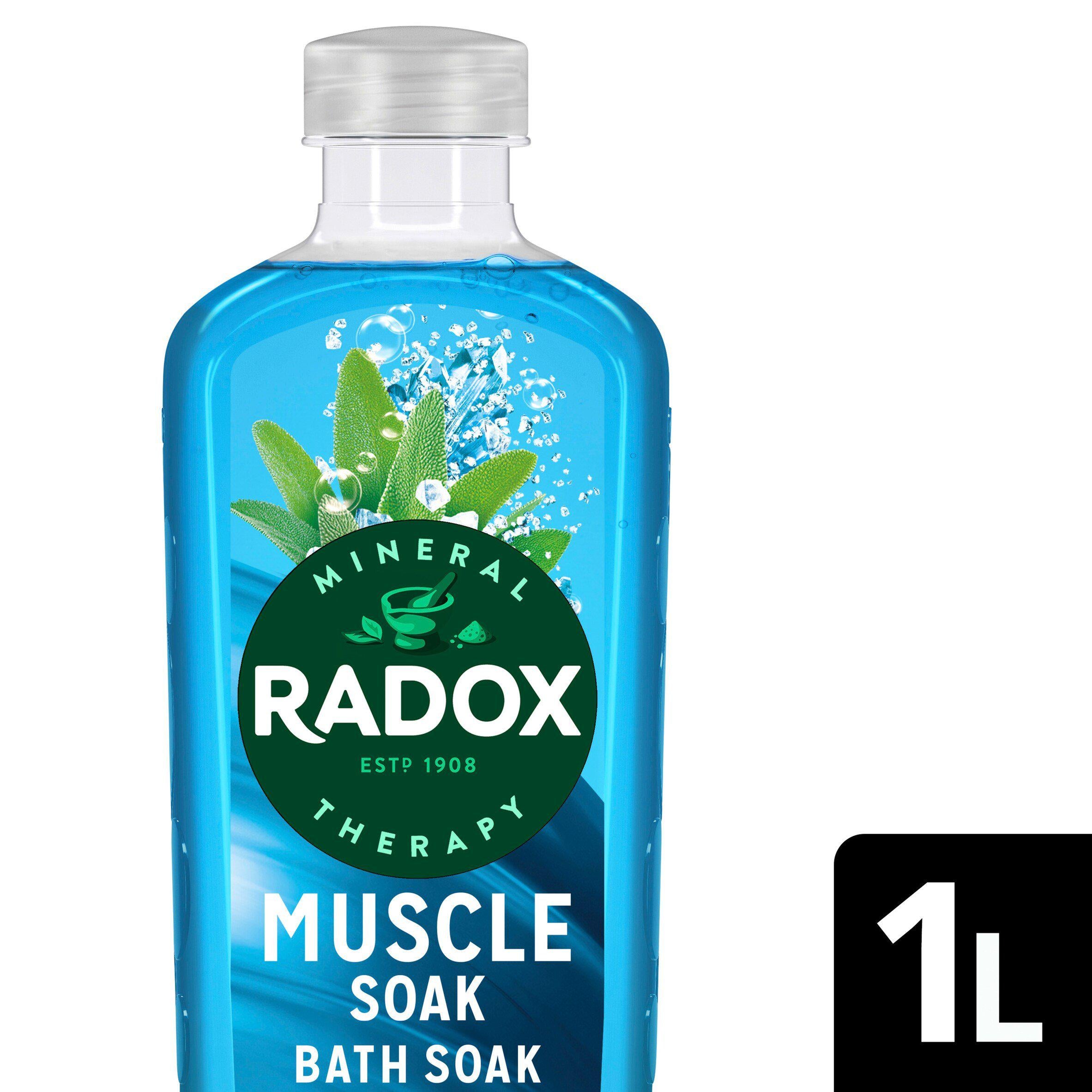 Radox Muscle Soak bath soak 1L (British brand)