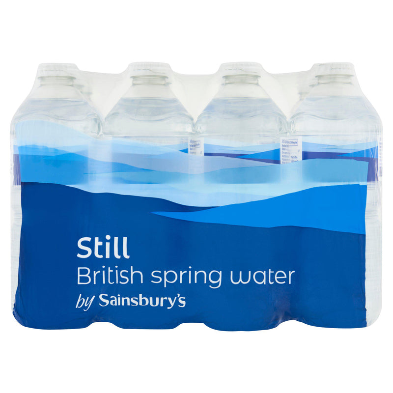 Sainsbury's bottled spring water 12x500ml (British brand)