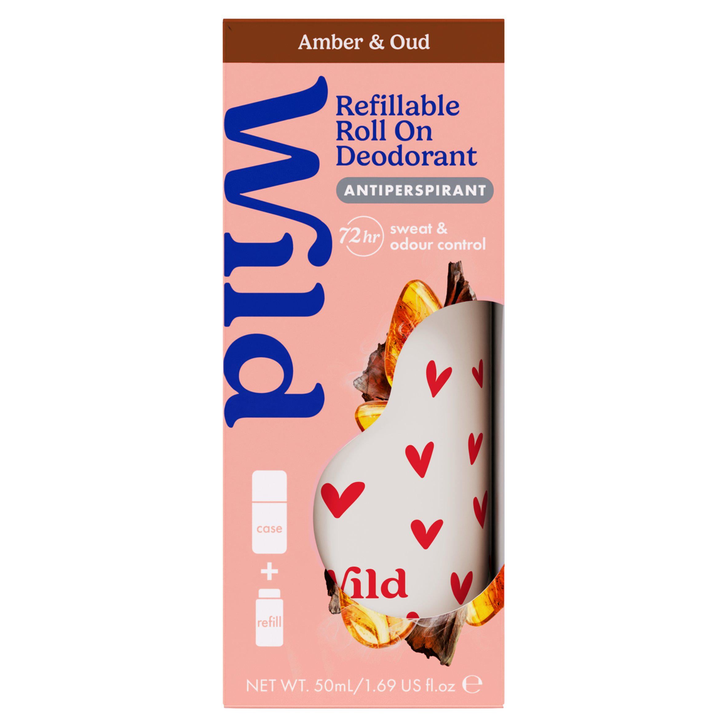 Wild Amber & Oud antiperspirant deodorant 50ml, UK version