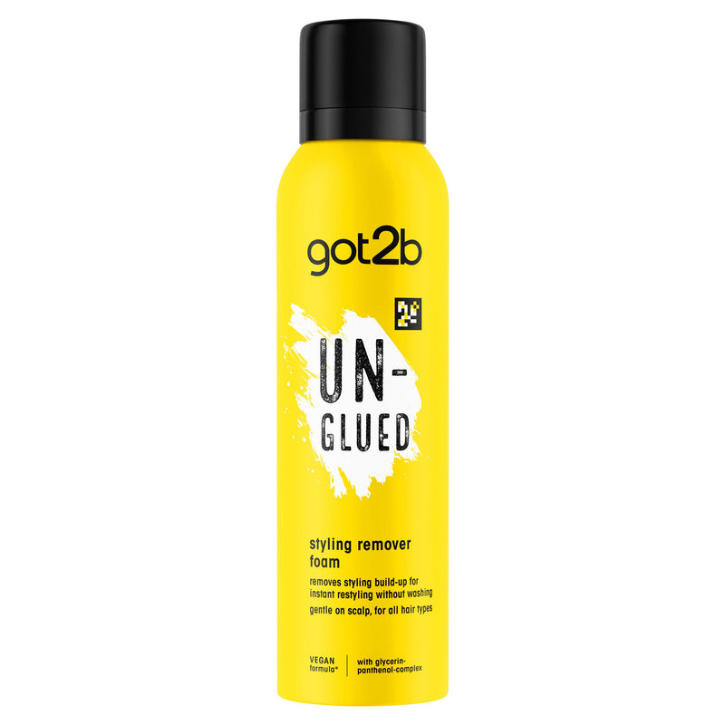 Schwarzkopf Got2b Unglued styling remover foam 150ml, imported from the UK
