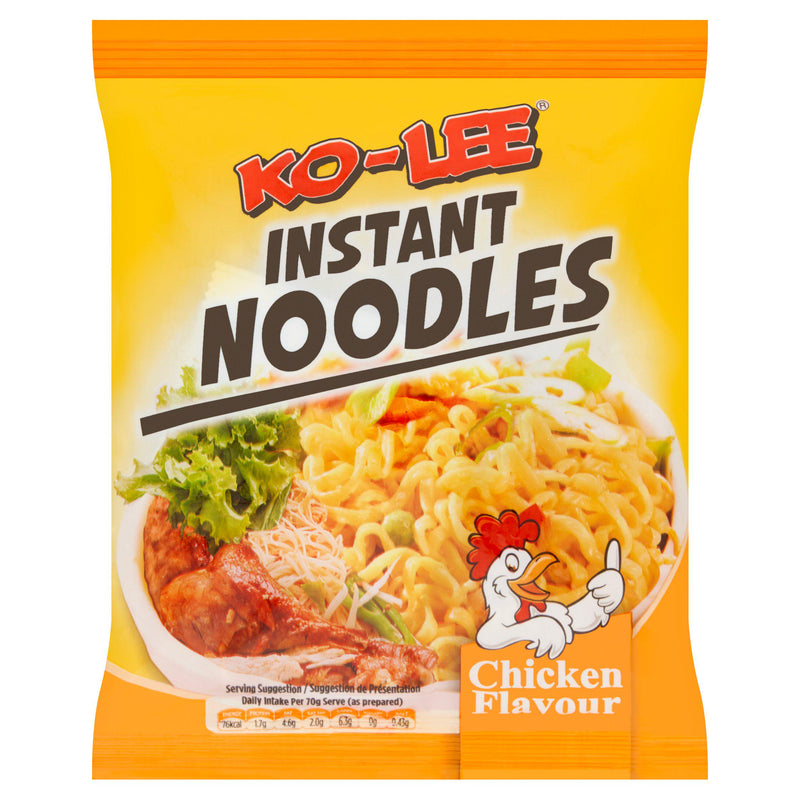 Ko-Lee instant noodles chicken flavour 70g, UK version