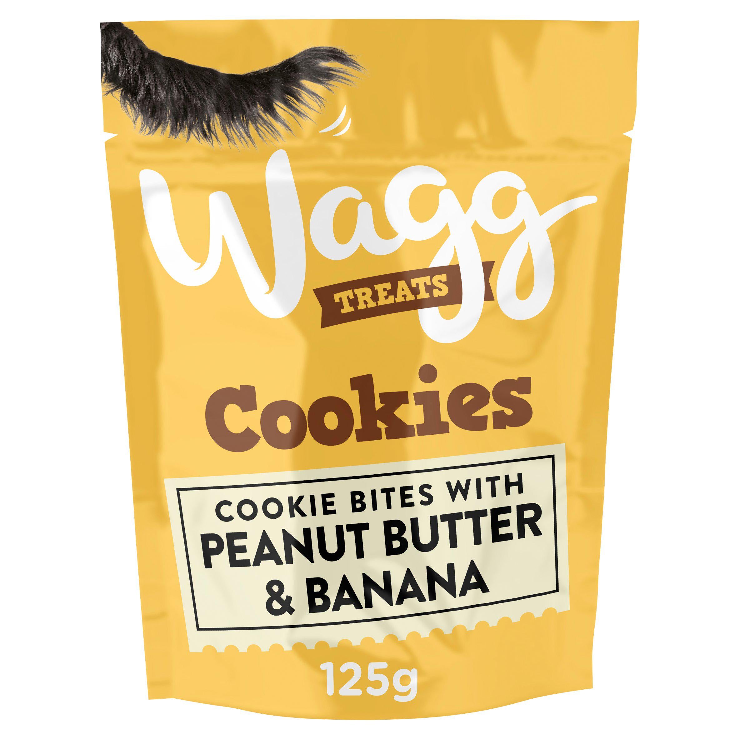 Wagg Peanut Butter Banana Cookie Treats 125g (British brand)