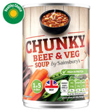 Sainsbury's Chunky Beef & Vegetable Soup 400g, UK version