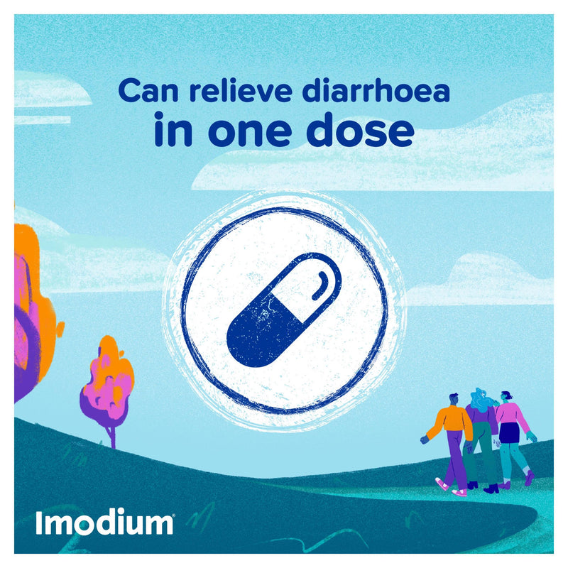Imodium Original Relief diarrhoea tablets 6-pack - British product