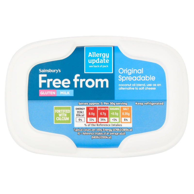 Sainsbury's Free From Original Spreadable 170g (British brand)