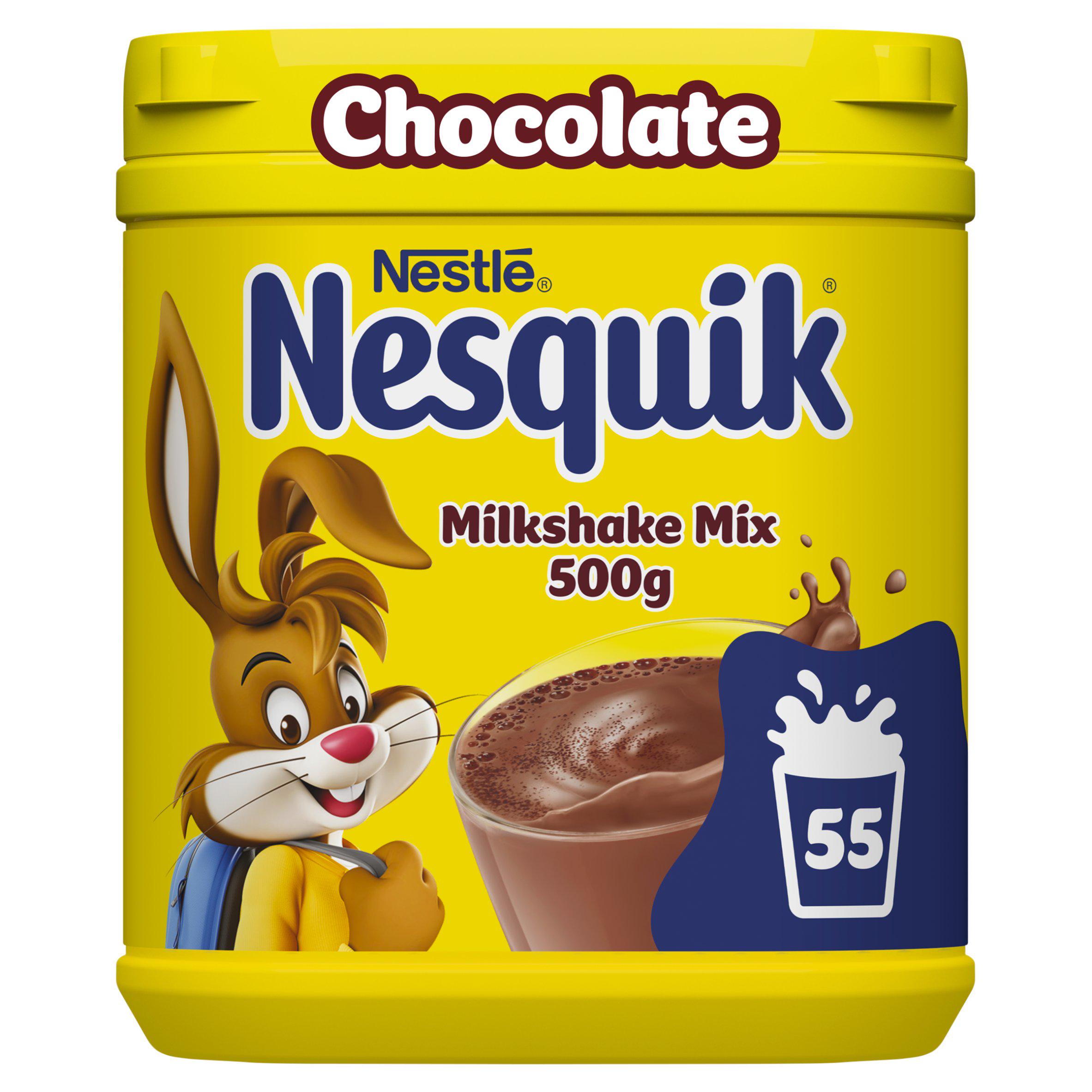 Nesquik chocolate milkshake powder 500g, UK version