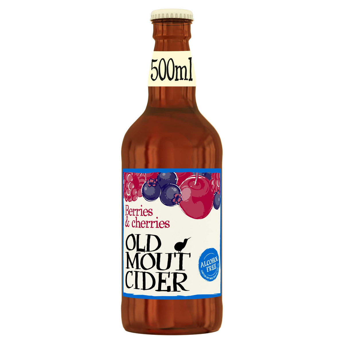 Old Mout alcohol free cider berries and cherries 500ml, imported from the UK