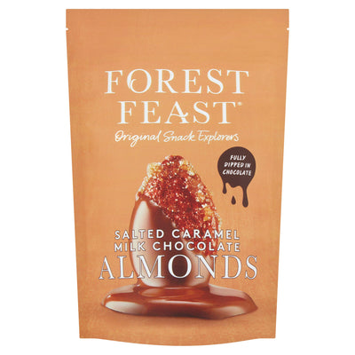 Sainsburys Forest Feast Salted Caramel Milk Chocolate Almonds 120g- Buy online at McGrocer