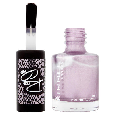 Sainsburys Rimmel London Rita Ora 811 Hot Metal Love Nail Polish 8ml- Buy online at McGrocer