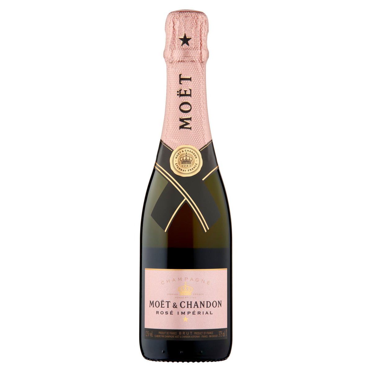 Moët & Chandon Brut Imperial Rosé Champagne 37.5cl (British brand)