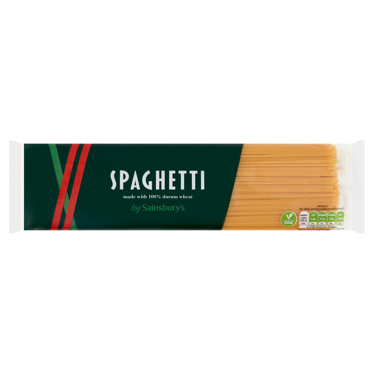 Sainsbury's spaghetti pasta 500g (British brand)