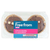 Sainsbury's Free From Chocolate Cupcakes 105g (British brand)