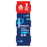 Princes tuna chunks in brine 3x80g - British product