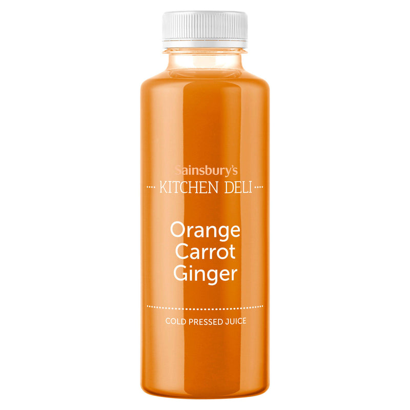 Sainsbury's Kitchen Deli orange carrot ginger juice 250ml, UK version