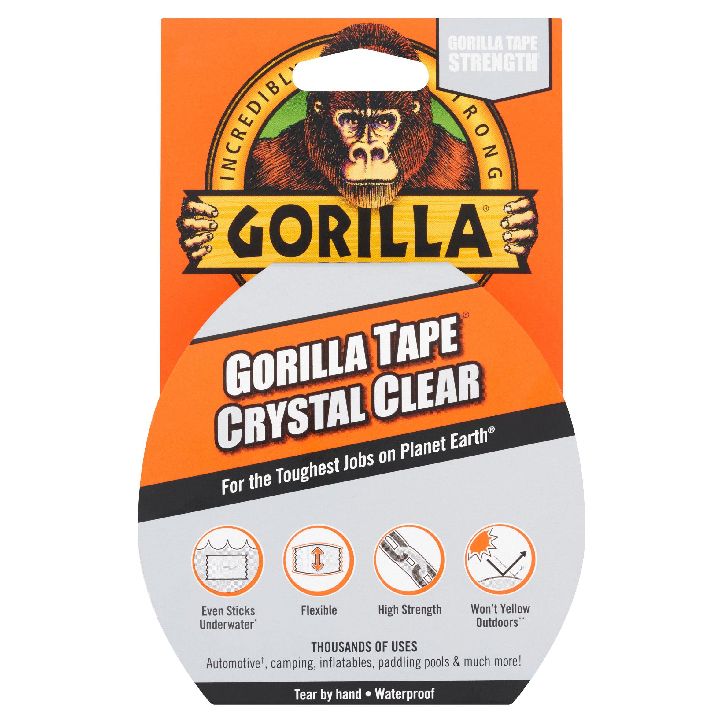 Gorilla Crystal Clear Repair Tape 8.2m x 48mm, UK version