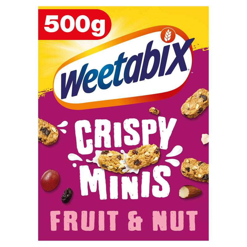 Weetabix Crispy Minis Fruit & Nut cereal 500g (British brand)