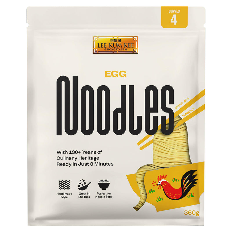 Lee Kum Kee egg noodles 360g, UK version