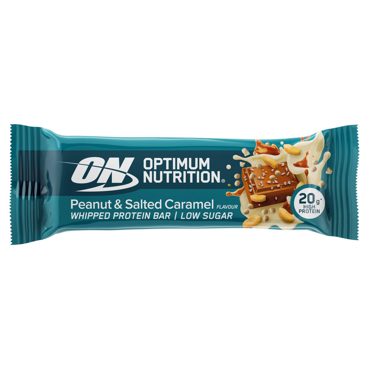 Optimum Nutrition Protein Bar Peanut Salted Caramel 68g, imported from the UK