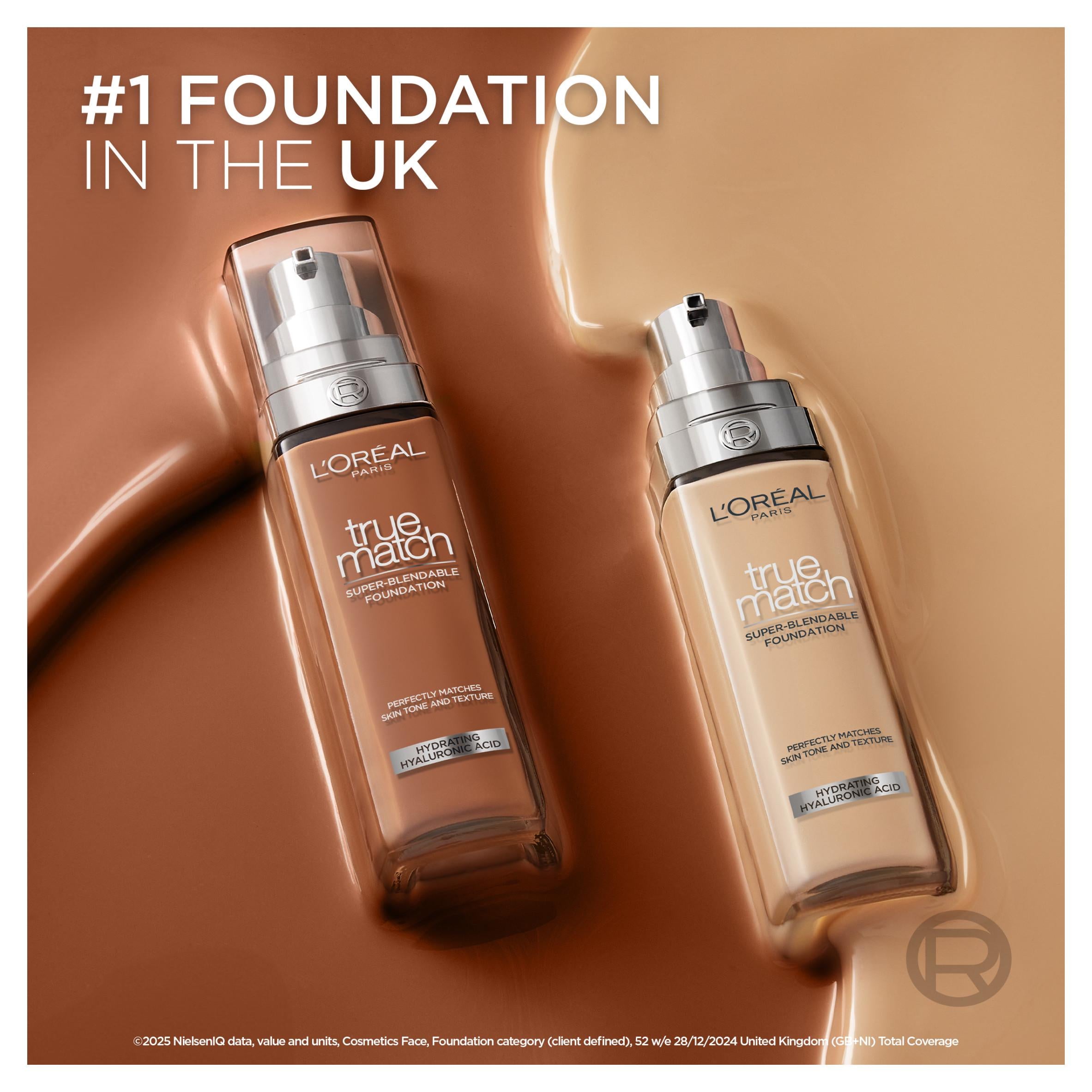 L'Oreal True Match foundation Rose Amber 30ml, imported from the UK