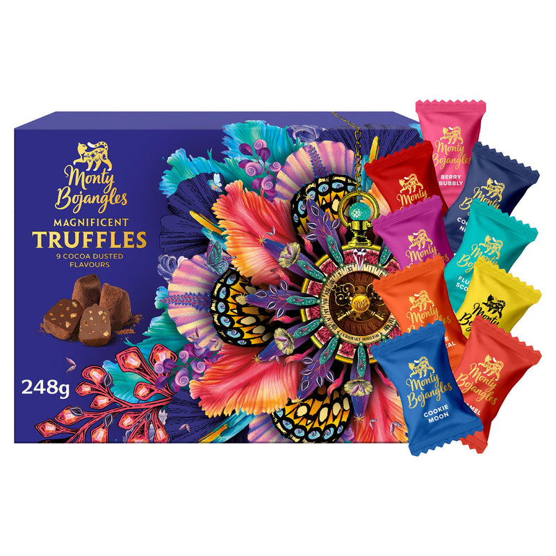 Monty Bojangles chocolate truffle selection 248g - British product