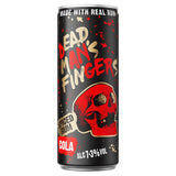 Dead Man's Fingers spiced rum cola 250ml can, imported from the UK
