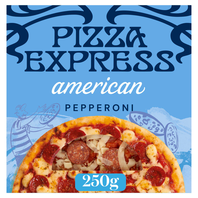 Pizza Express American Pepperoni frozen pizza 250g - British product