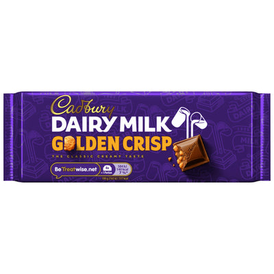 Sainsburys Cadbury Dairy Milk Golden Crisp Chocolate 54g- Buy online at McGrocer