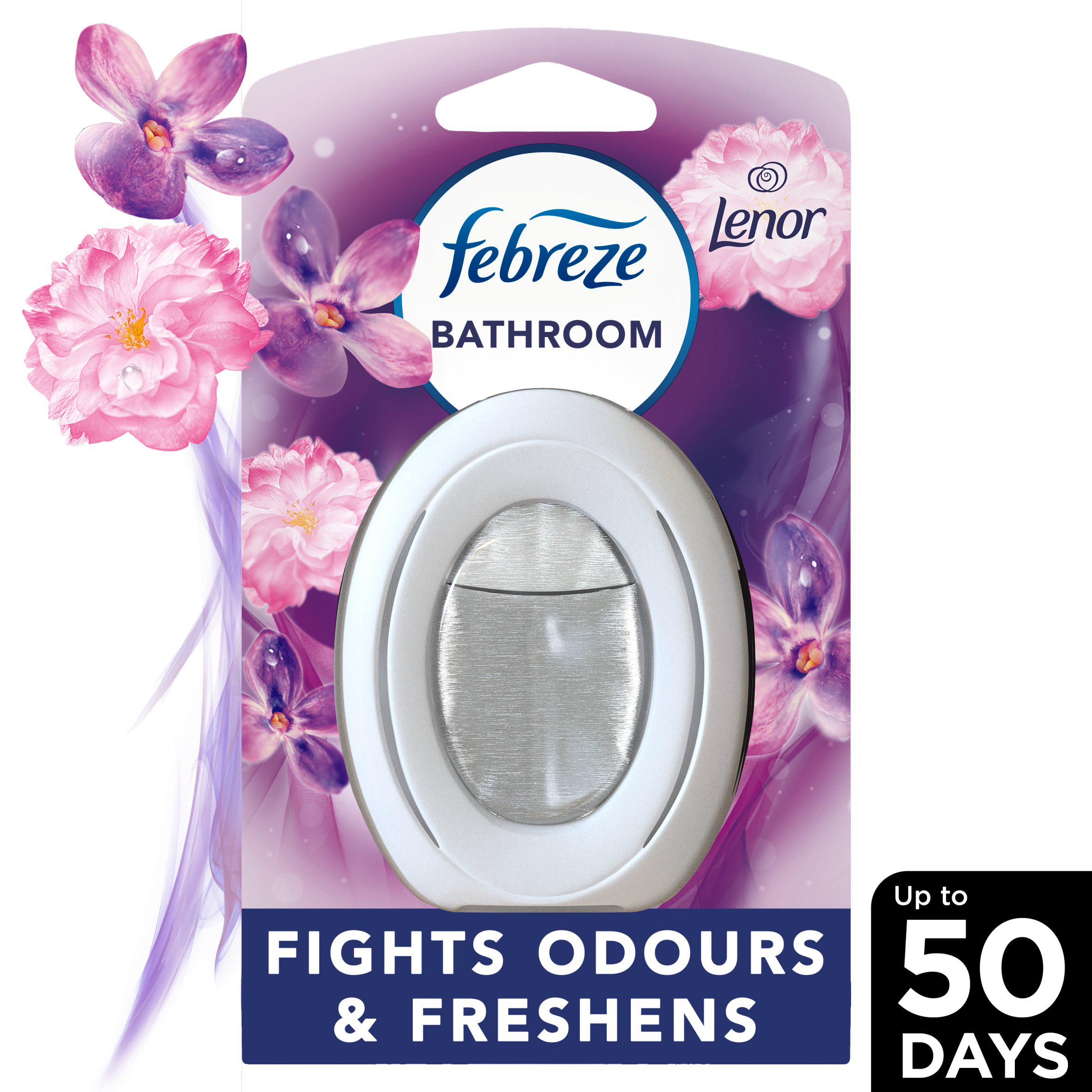 Febreze Bathroom Continuous Air Freshener Exotic Bloom - British product