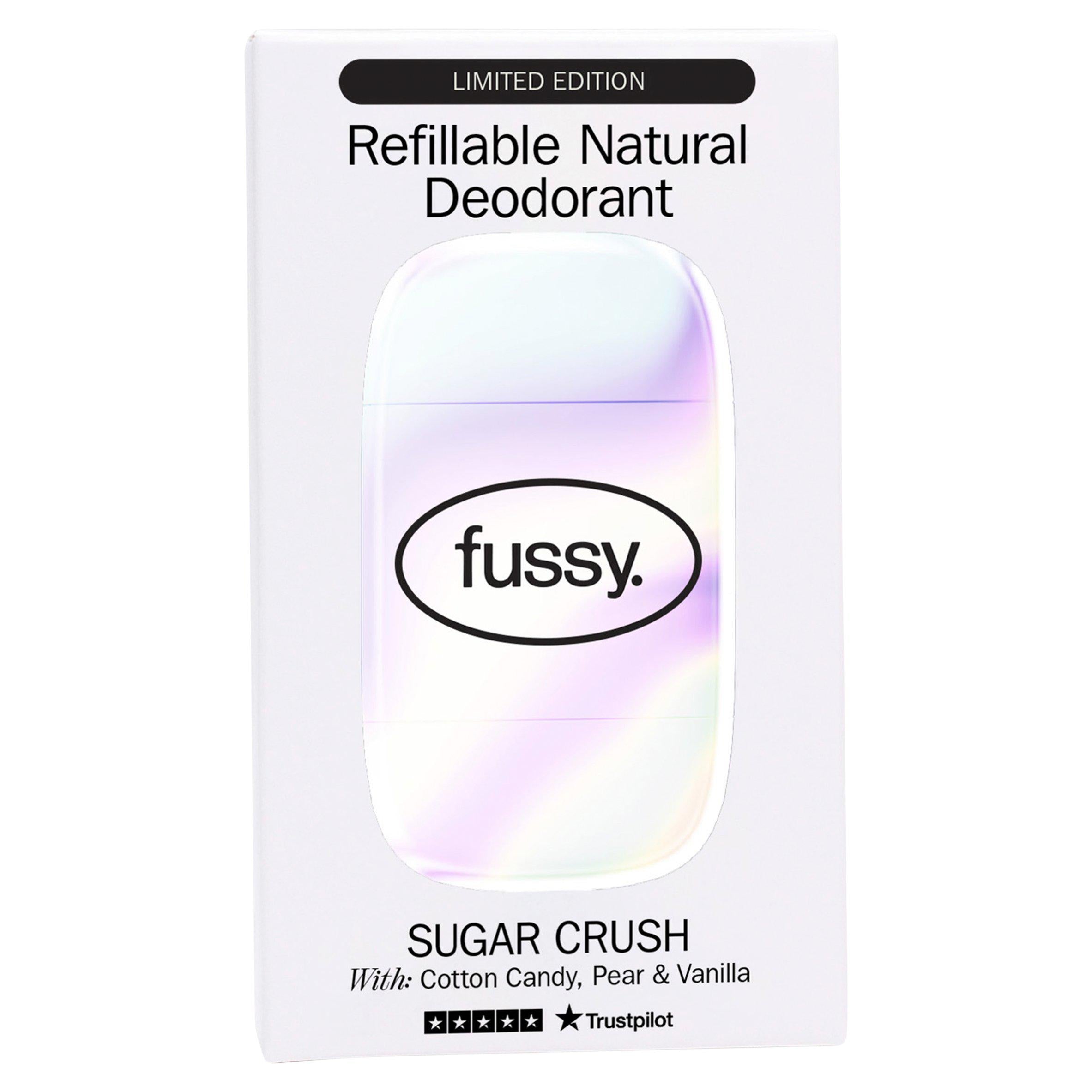 Fussy Natural Deodorant Sugar Crush 40g - British product