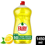 Fairy washing up liquid Lemon 1450ml - British product