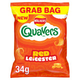 Walkers Quavers Red Leicester cheese crisps 34g - British product