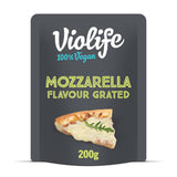 Violife vegan cheese alternative mozzarella flavour grated 200g, UK version