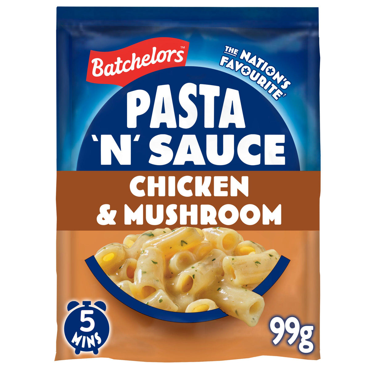 Batchelors pasta n sauce chicken mushroom 99g, UK version