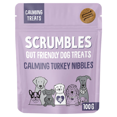 Sainsburys Scrumbles Turkey Nibbles Calming Dog Treats 100g- Buy online at McGrocer