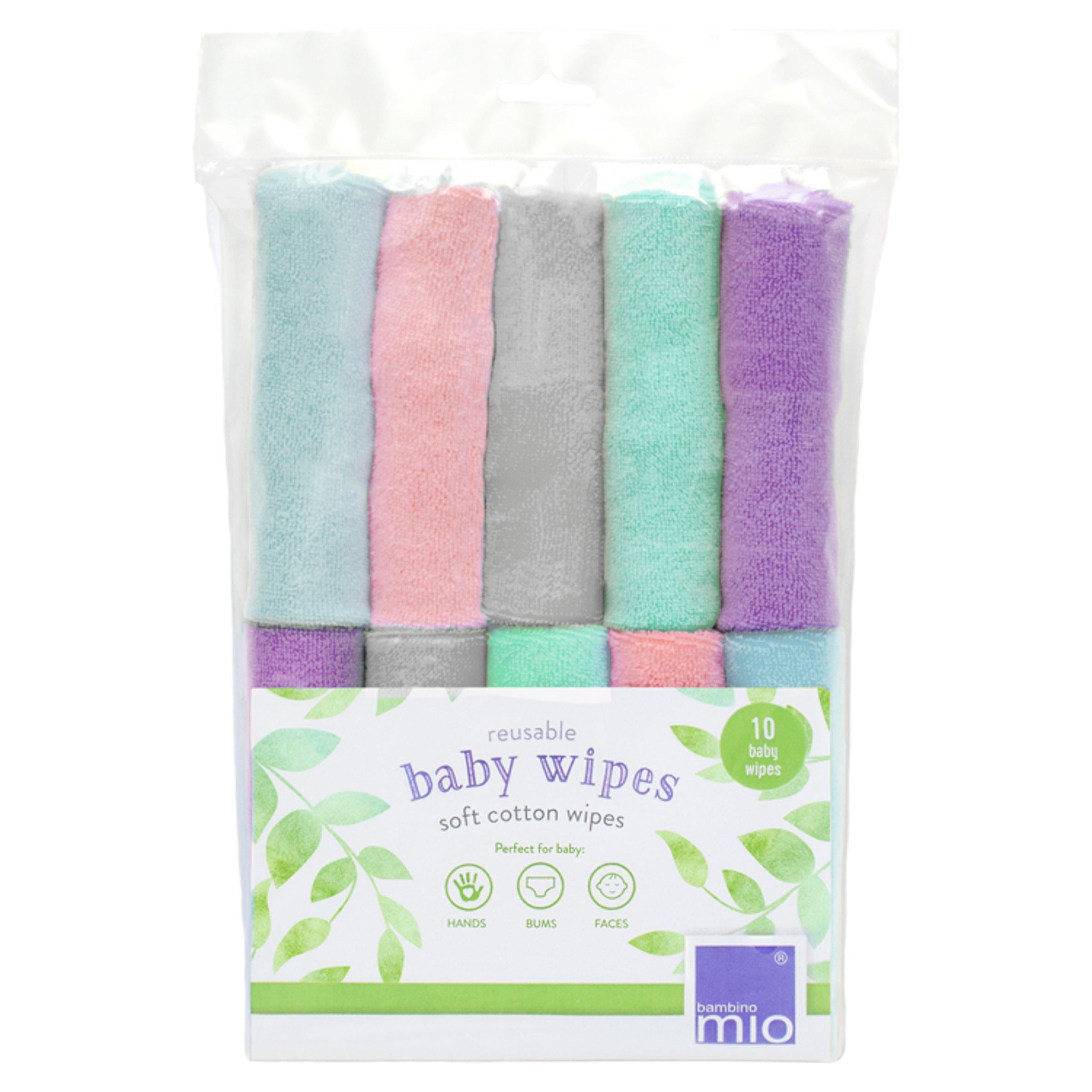 Bambino Mio Reusable Baby Wipes x10 GOODS Sainsburys   