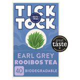 Tick Tock Earl Grey Rooibos tea 40 bags 90g - British product