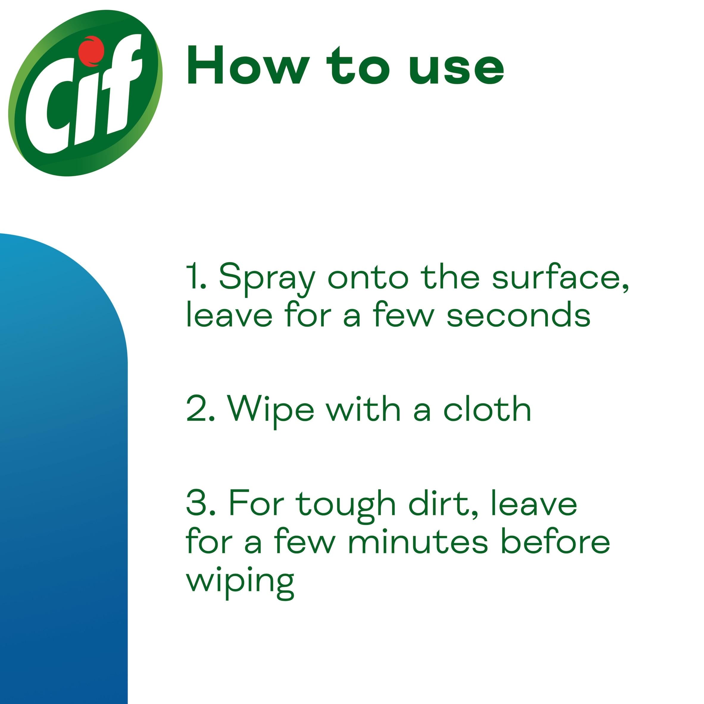 Cif Power & Shine bathroom cleaner spray 700ml (British brand)