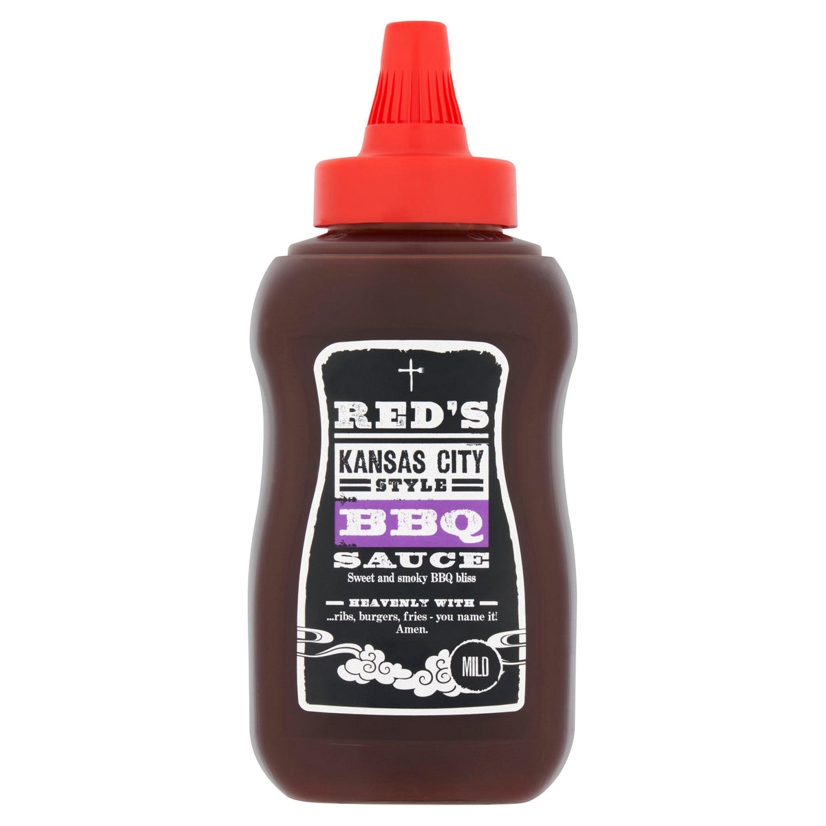 Red's Kansas City BBQ Sauce mild 320g - British product