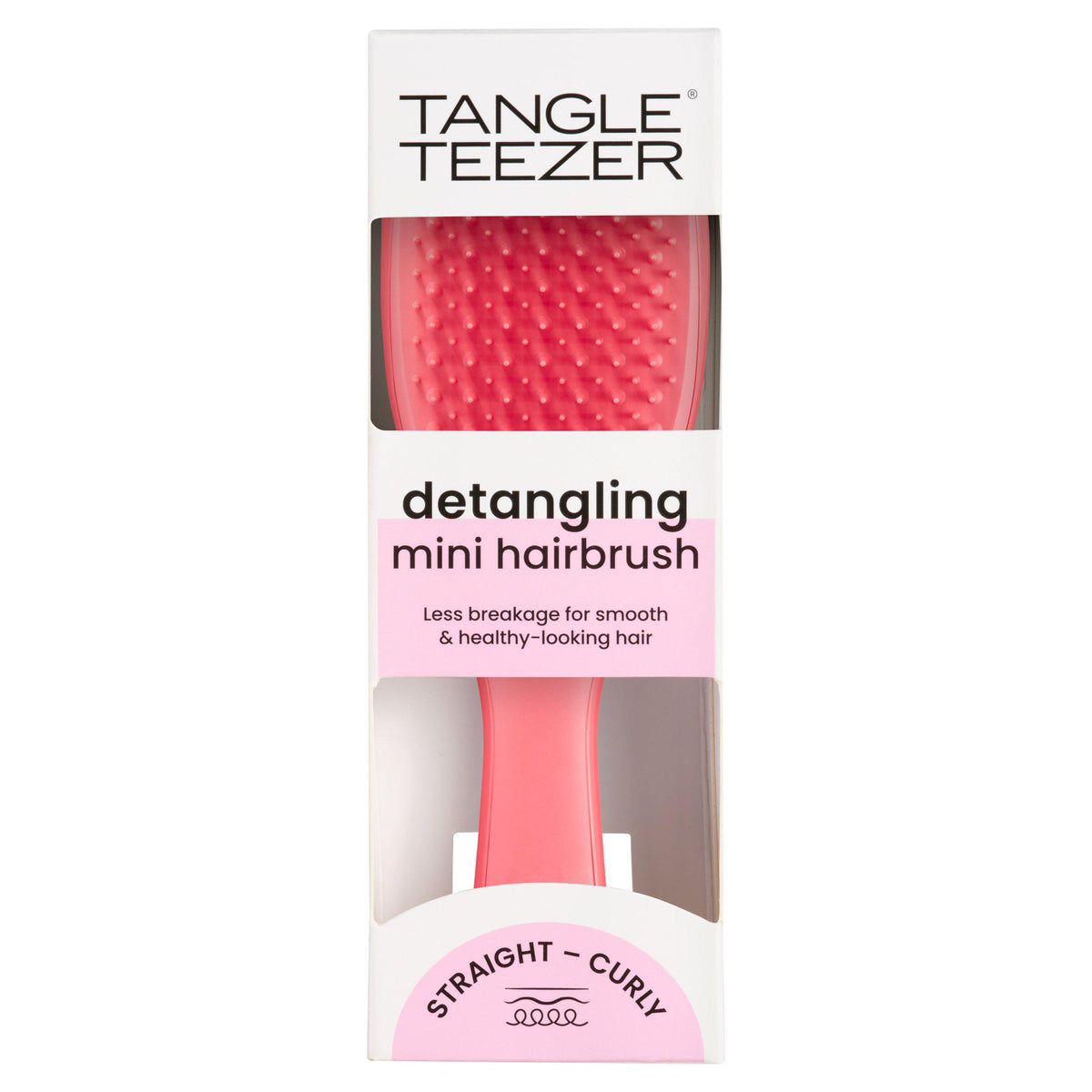 Tangle Teezer mini detangling hairbrush for straight and curly hair - British product