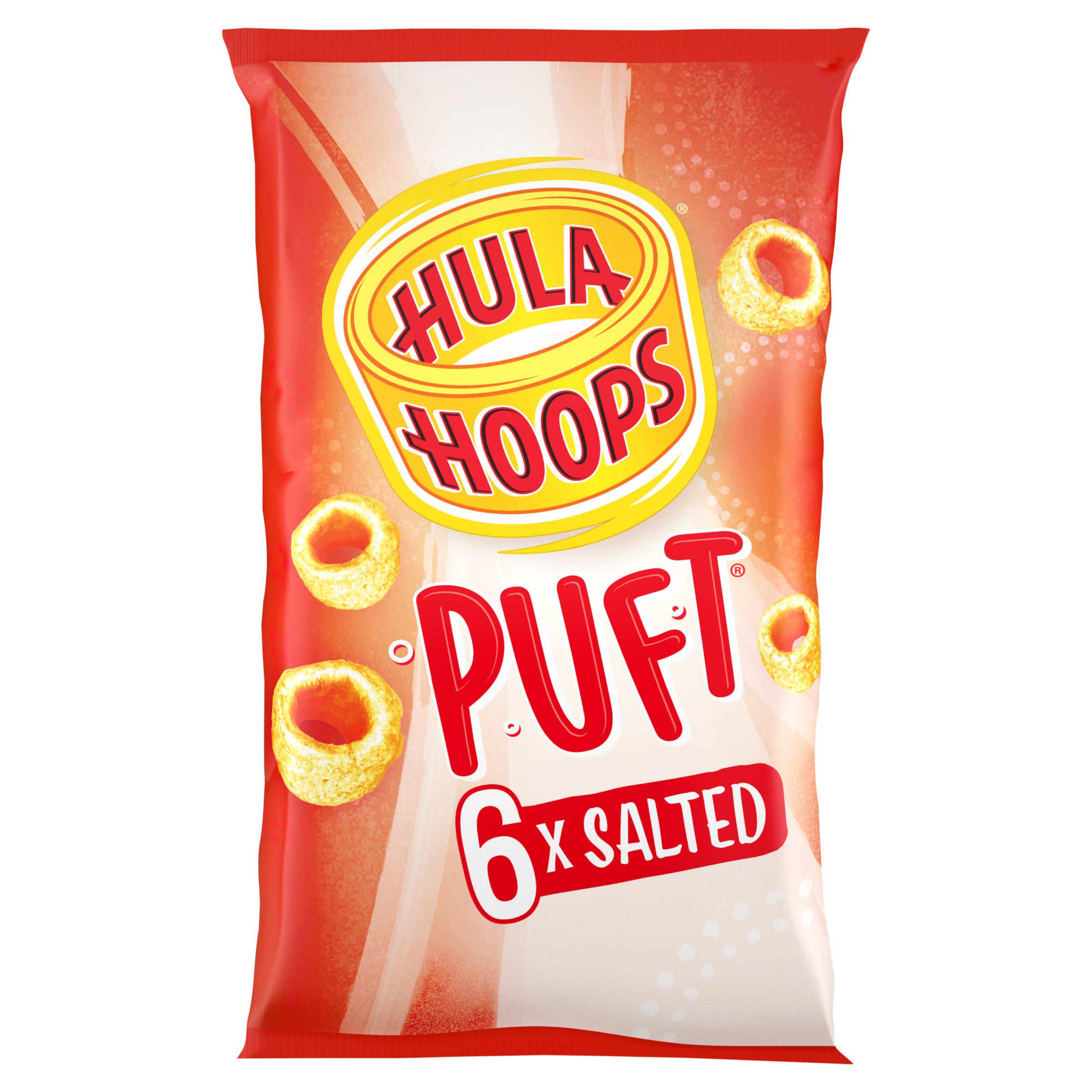 Salted Puffed Wheat and Potato Snacks 6 x 15g