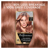 L'Oreal Preference Bali Rose Gold 7.23 colour, imported from the UK