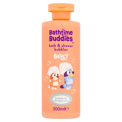 Sainsburys Bathtime Buddies Bluey Bath & Shower Bubbles 300ml- Buy online at McGrocer