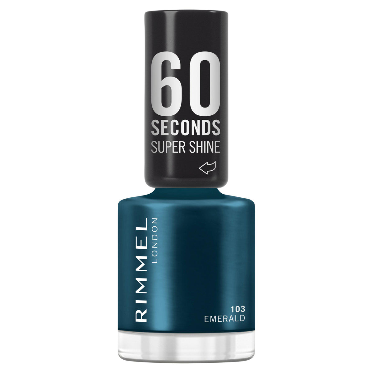 Rimmel 60 Seconds nail polish Emerald 103 8ml, imported from the UK
