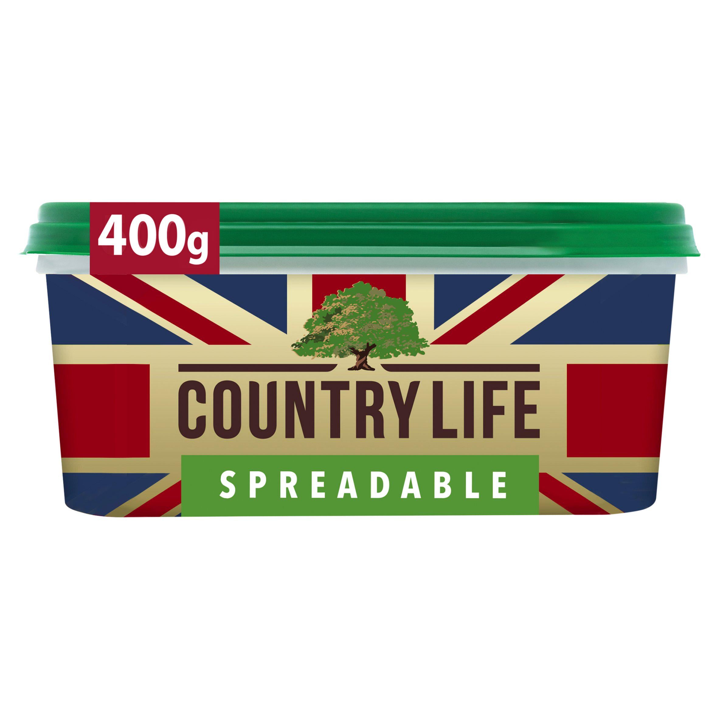 Country Life spreadable butter blend 400g, imported from the UK
