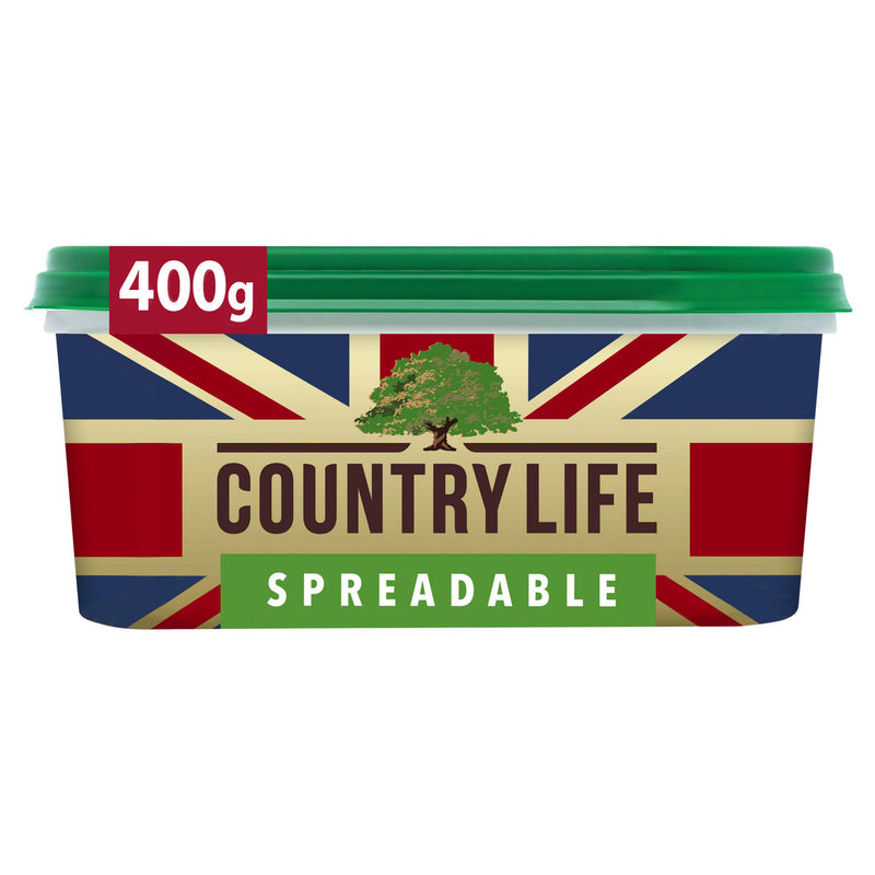 Country Life spreadable butter blend 400g, imported from the UK