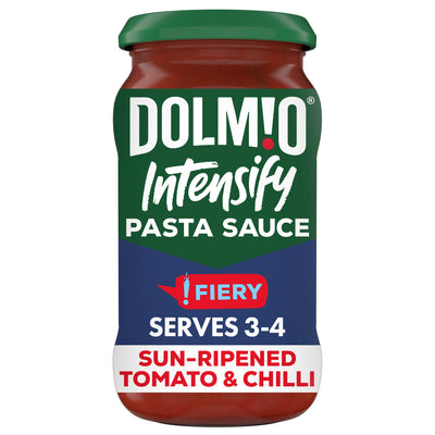 Sainsburys Dolmio Intensify Fiery Sun Ripened Tomato & Chilli Pastasauce 400g - Online bei McGrocer kaufen